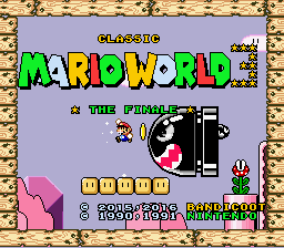 Classic Mario World 3 - The Finale Title Screen